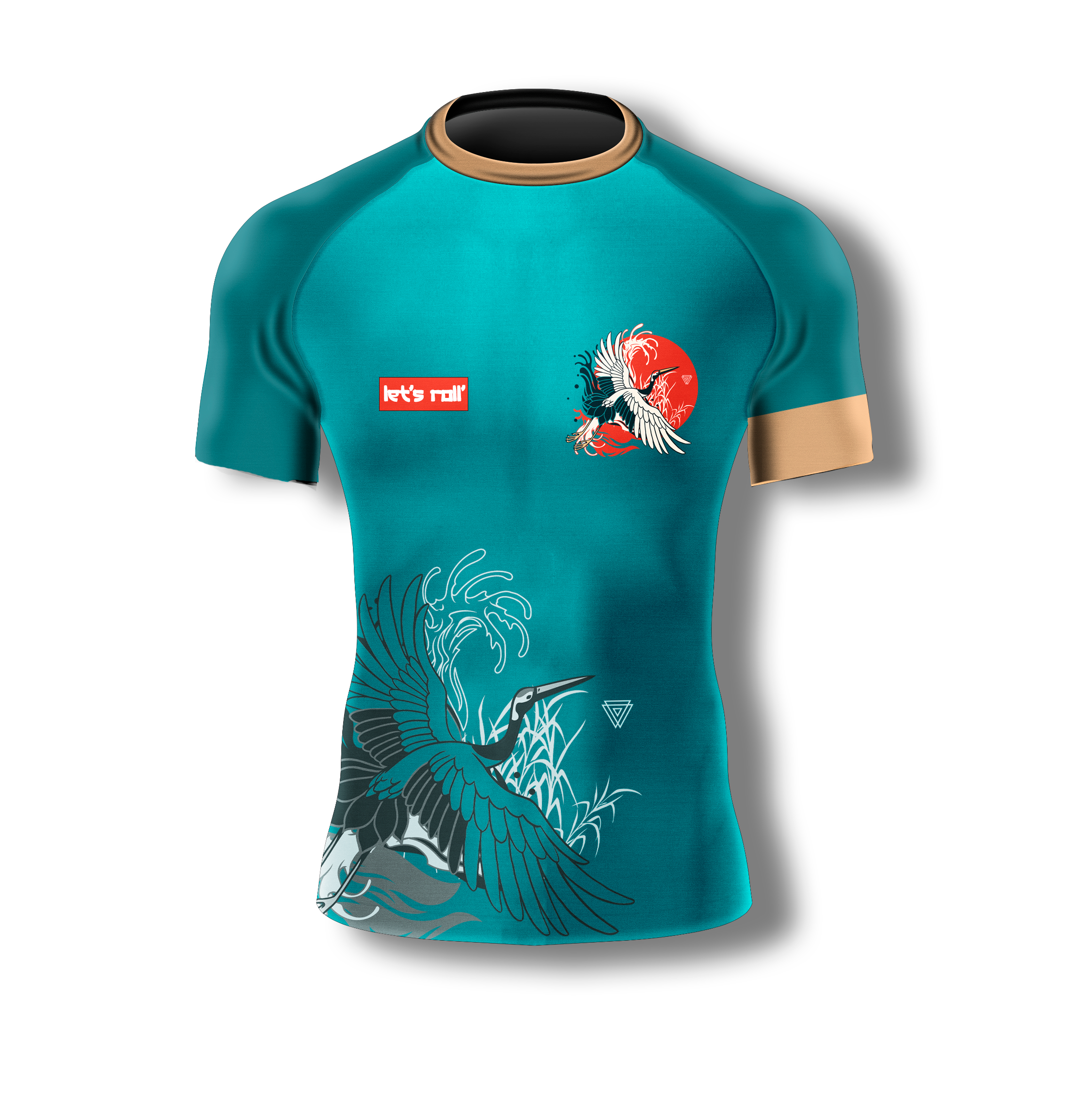 Rashguard Let’s Roll Oni Aozora