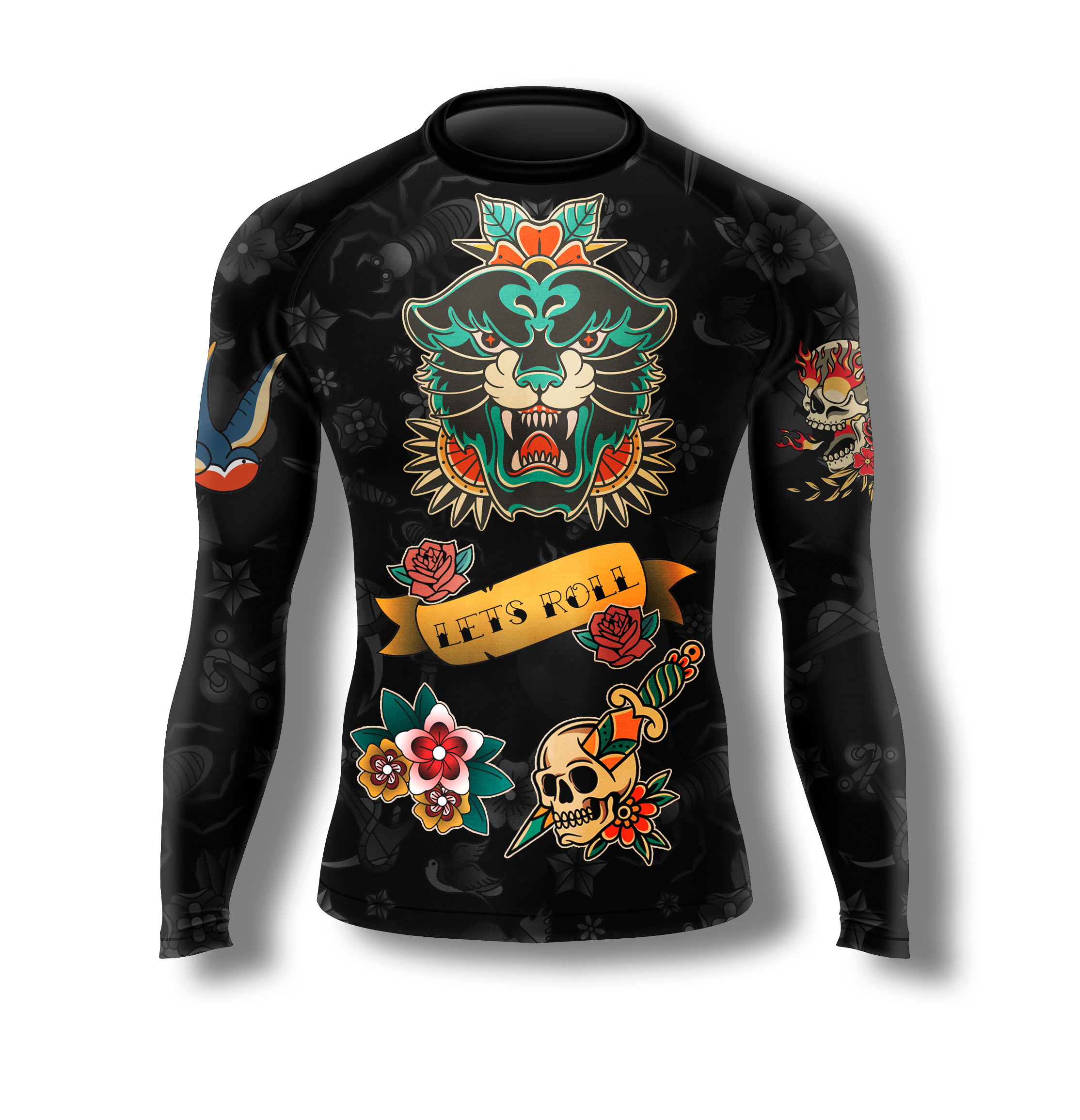 Rashguard Let’s Roll Traditional Roll
