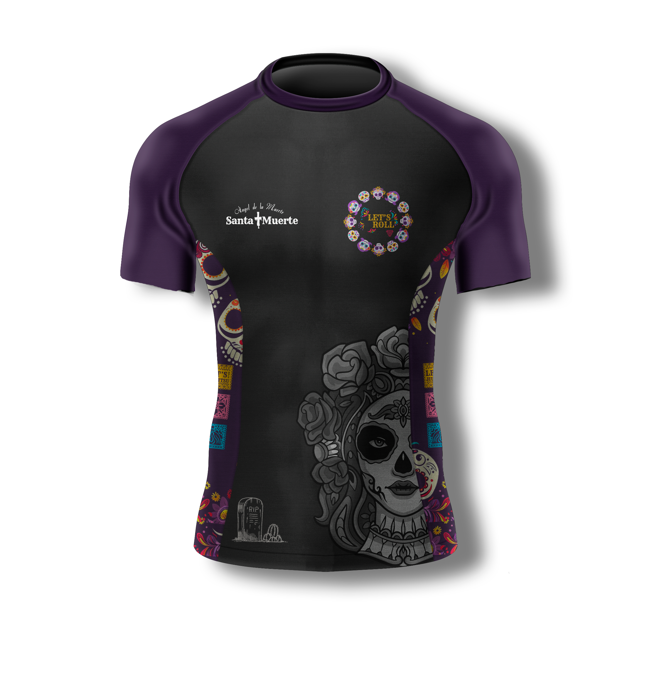 Rashguard Let’s Roll Dia de Muertos