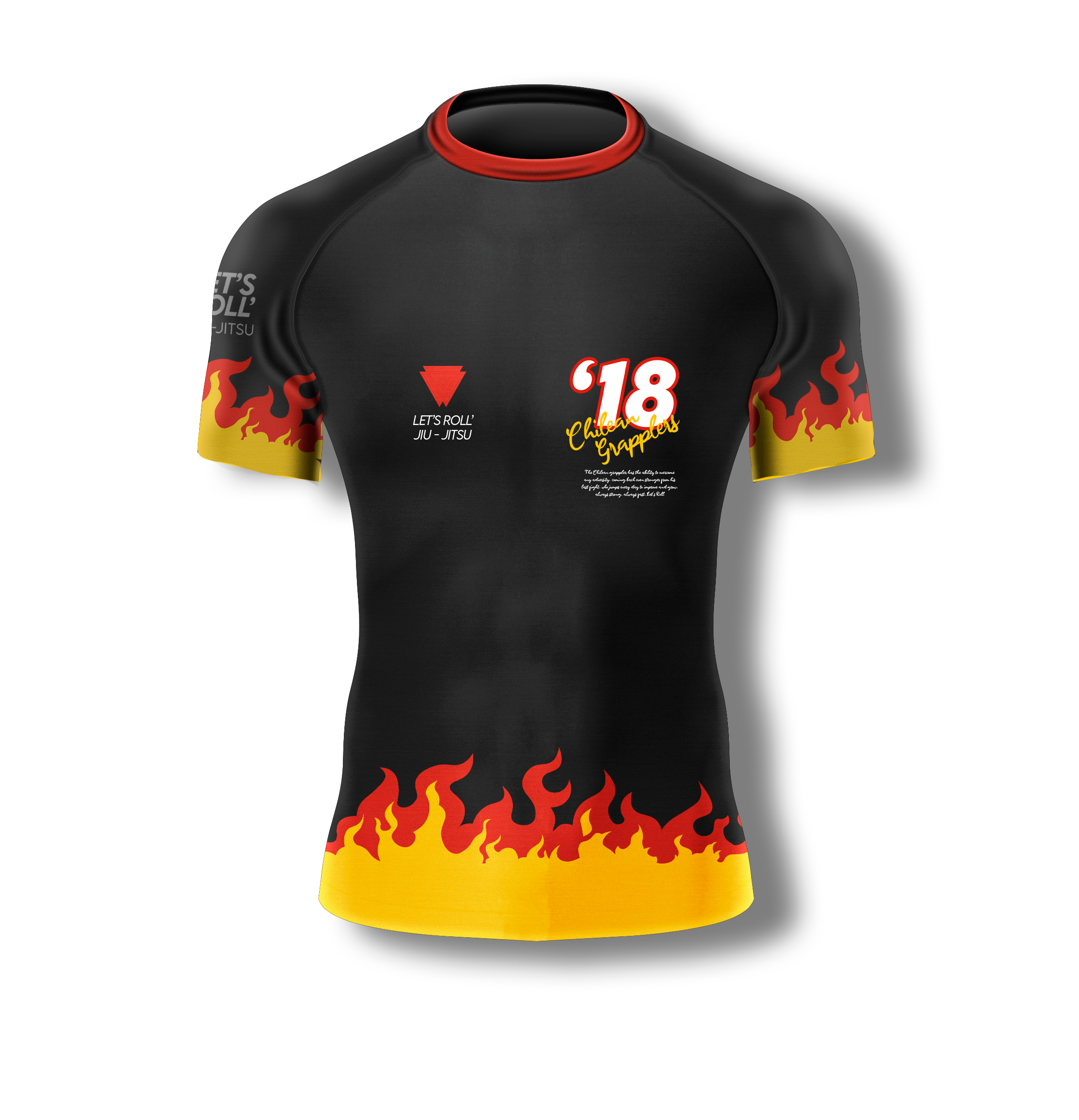 Rashguard Let’s Roll Pyro Rollers