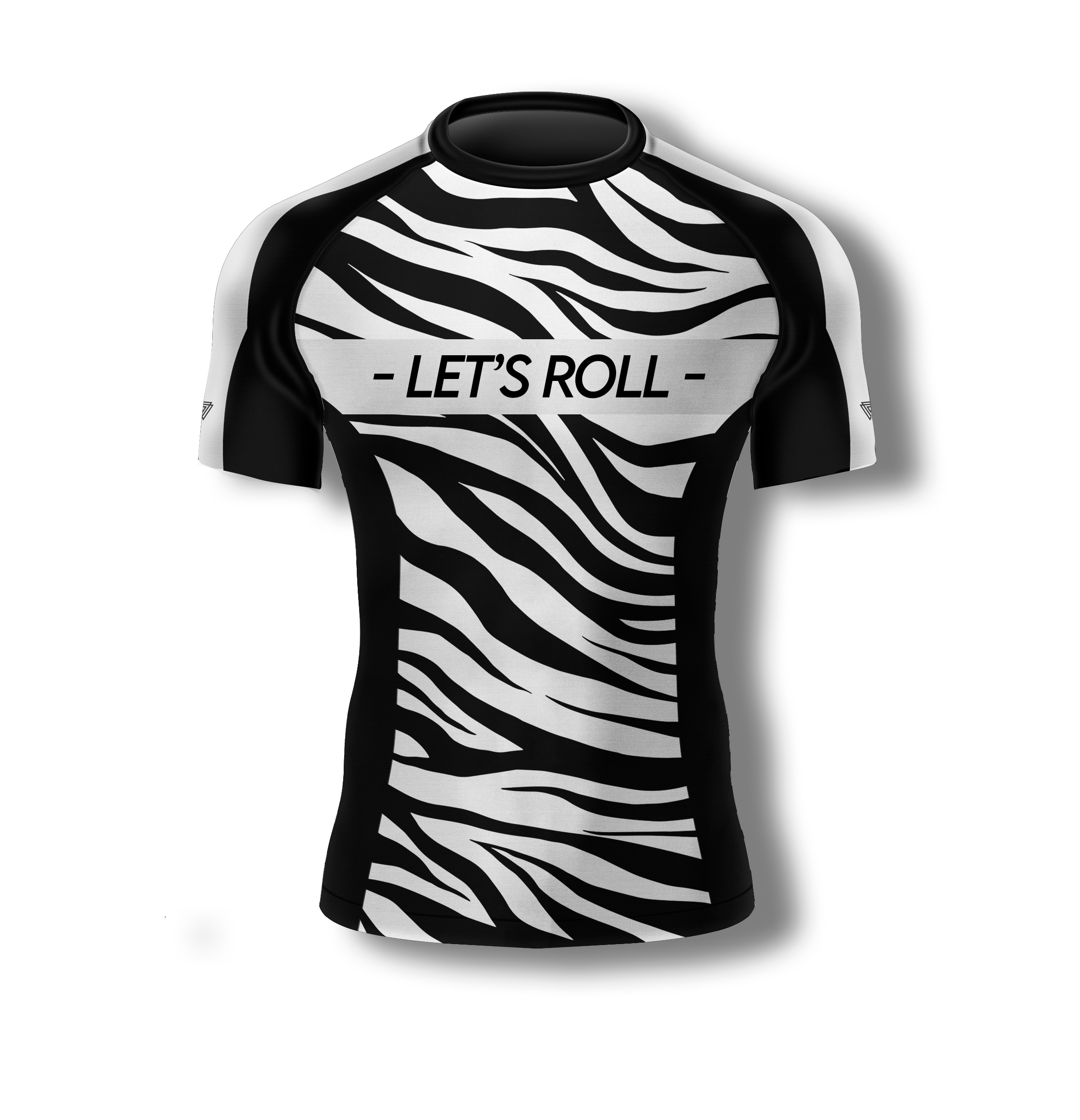 Rashguard Let’s Roll Zebra Rank Series Blanca