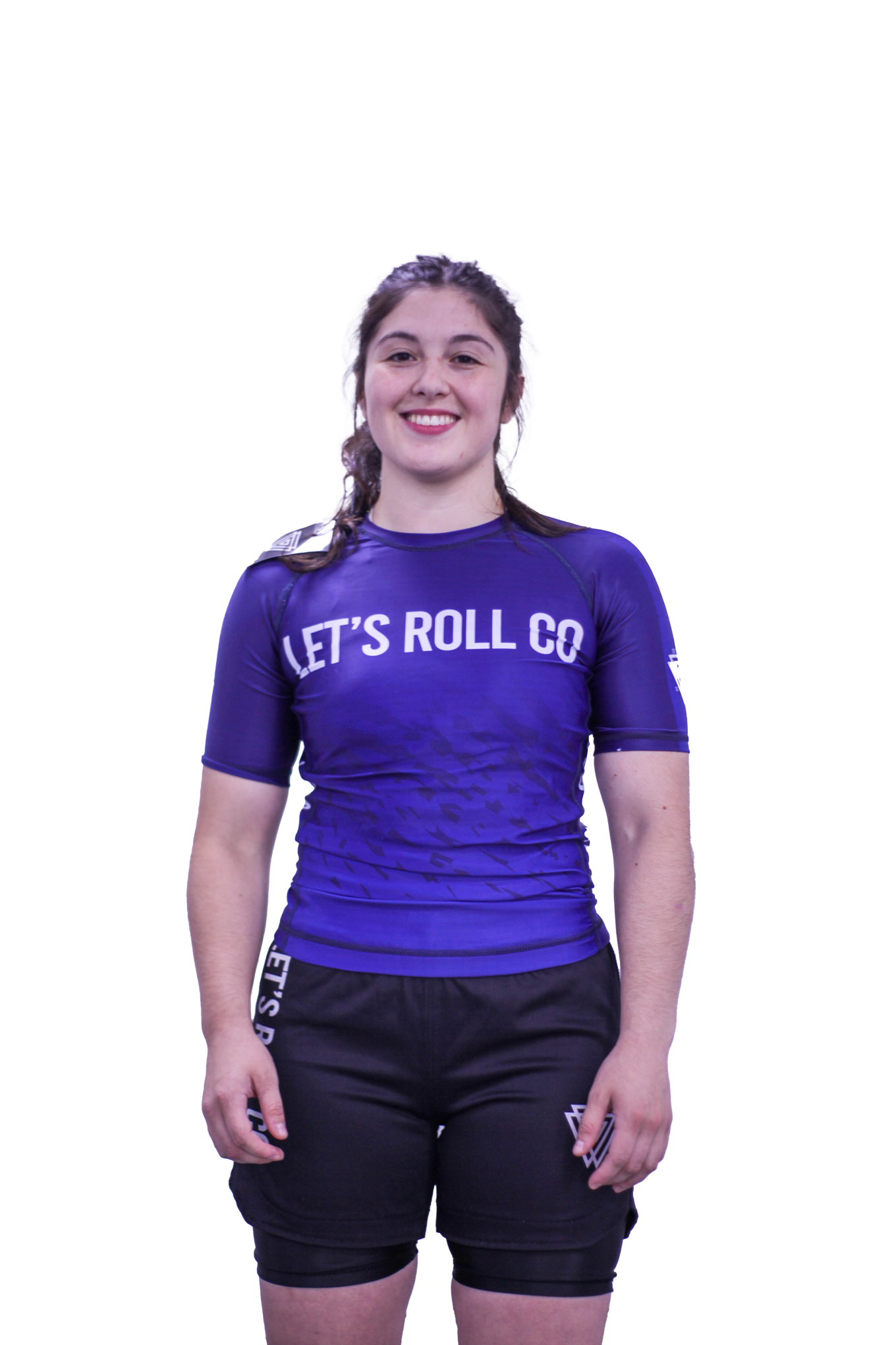 Rashguard Let’s Roll Train Hard Azul