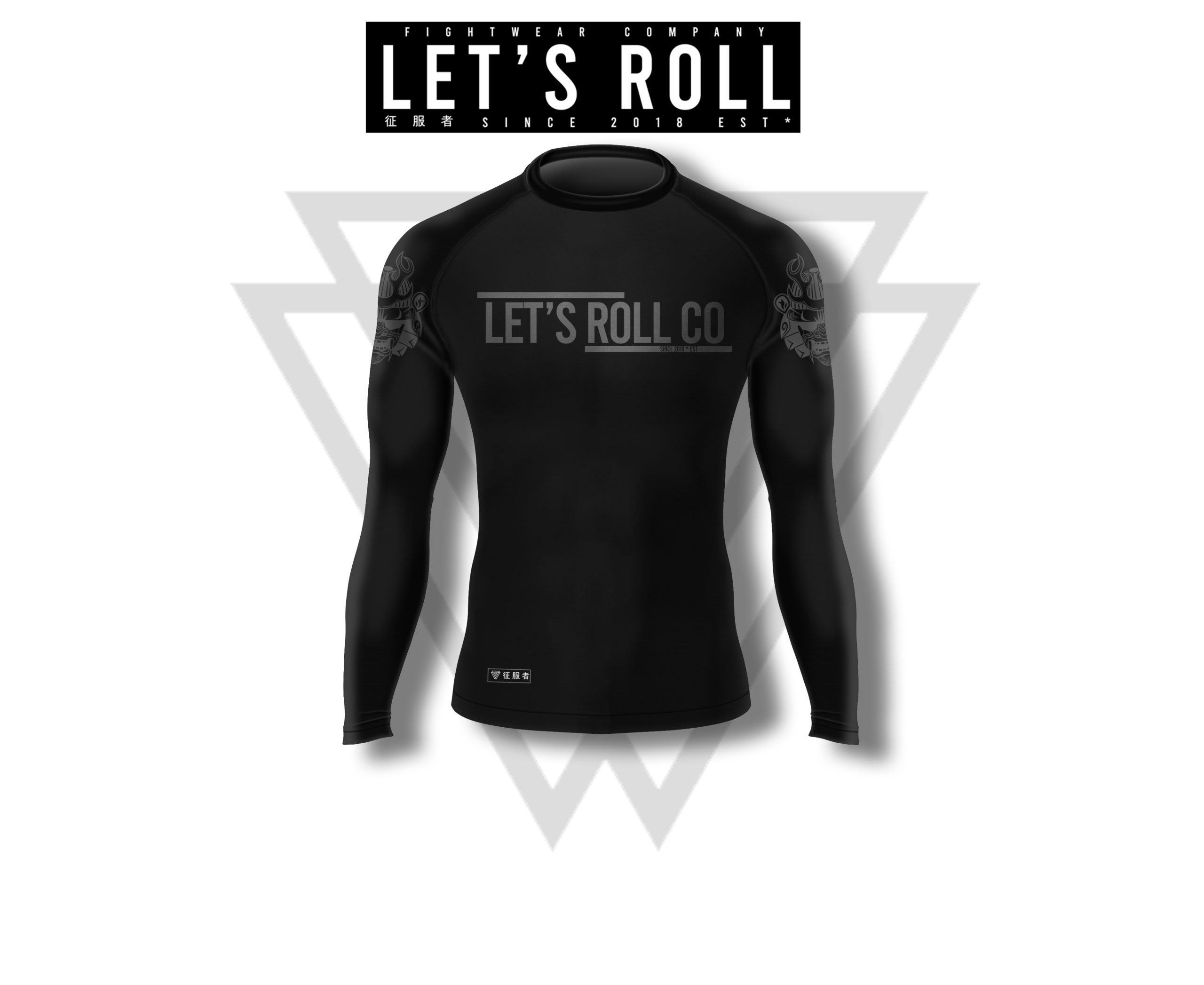 Rashguard Let’s Roll Black