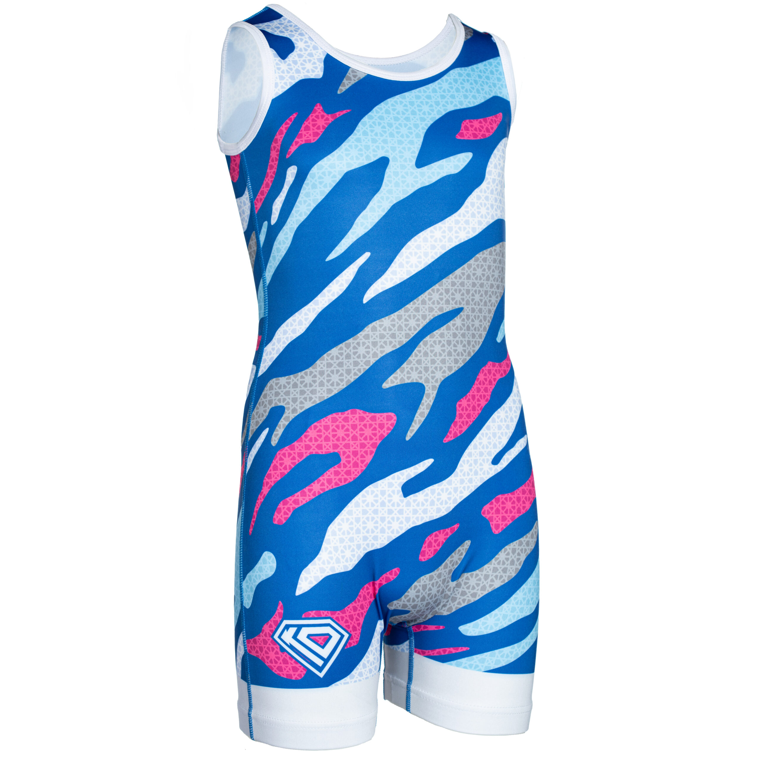 Wrestling Singlet by KO Sports Gear: COSMIC WAVE – Designed by Nora from Mora