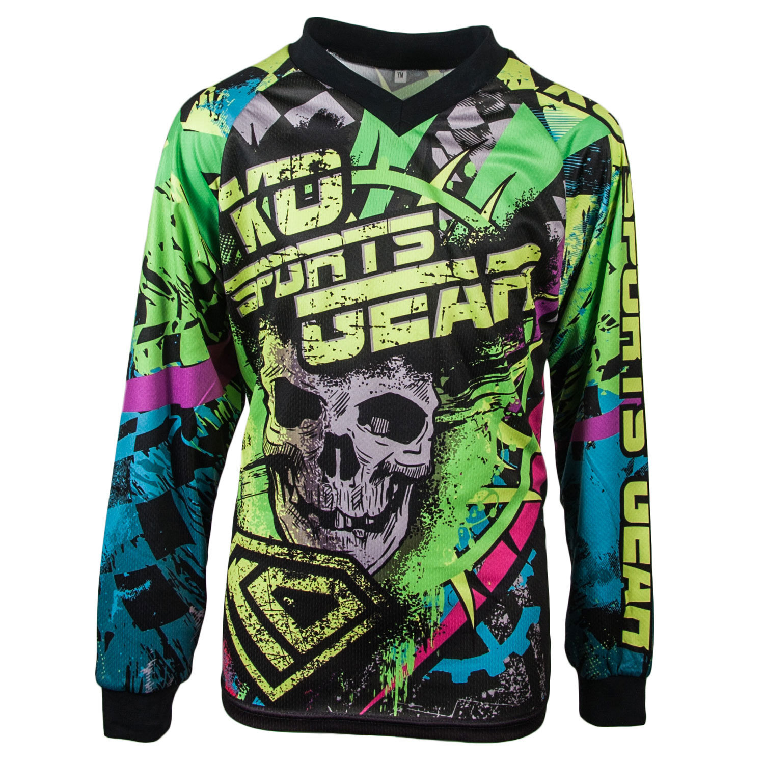 Motocross Jersey from KO Sports Gear – Skull Design