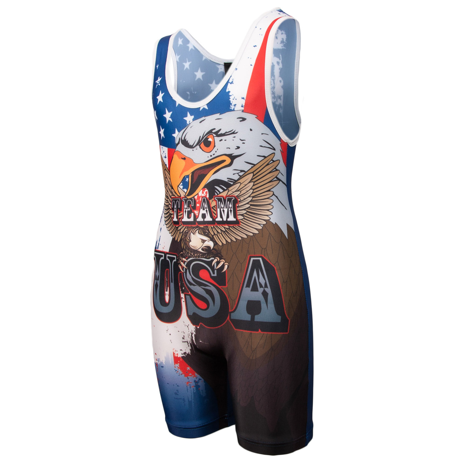 Wrestling Singlet by KO Sports Gear: TEAM USA-EAGLE