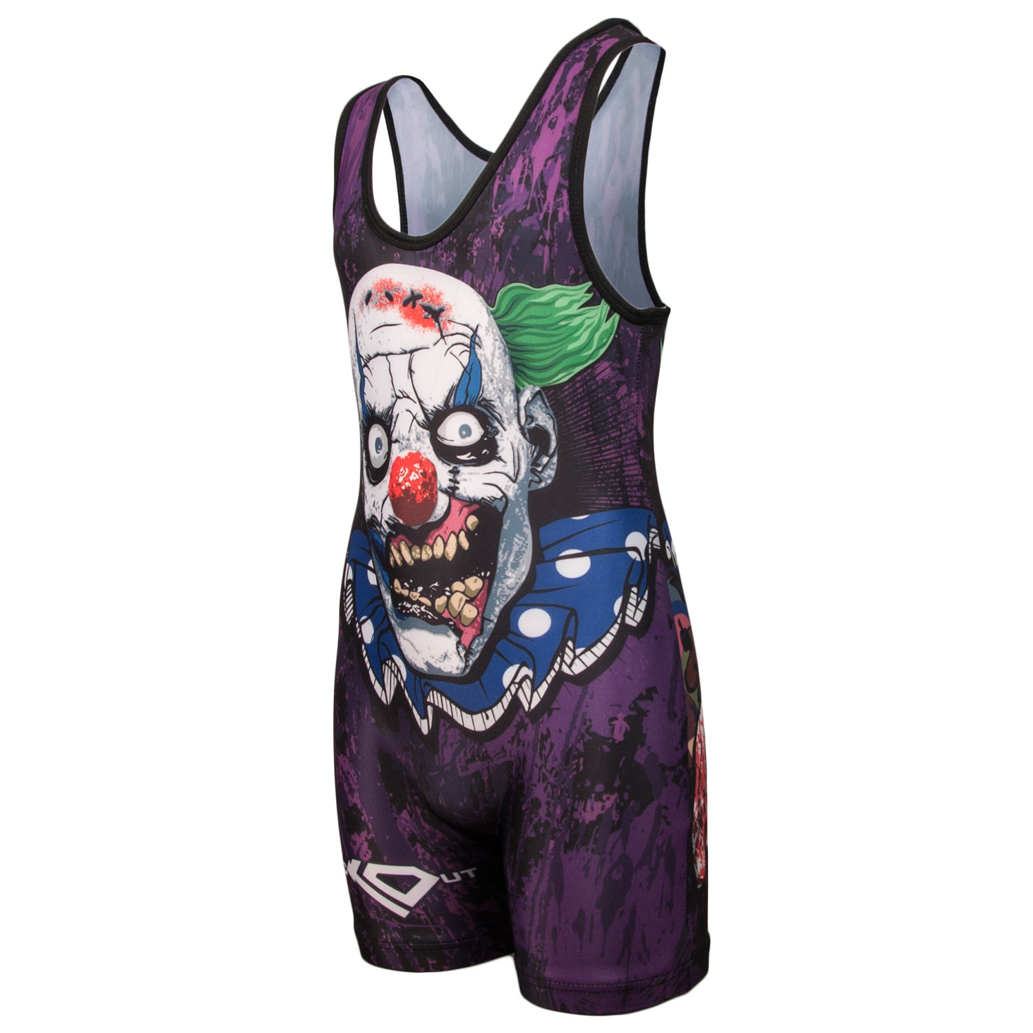 Wrestling Singlet by KO Sports Gear: ZOMBIE CLOWN
