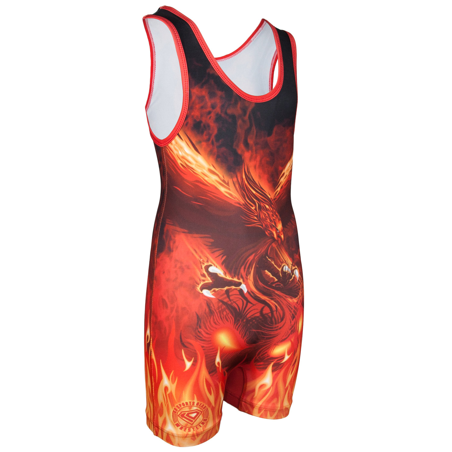 Wrestling Singlet by KO Sports Gear: PHOENIX – ORANGE