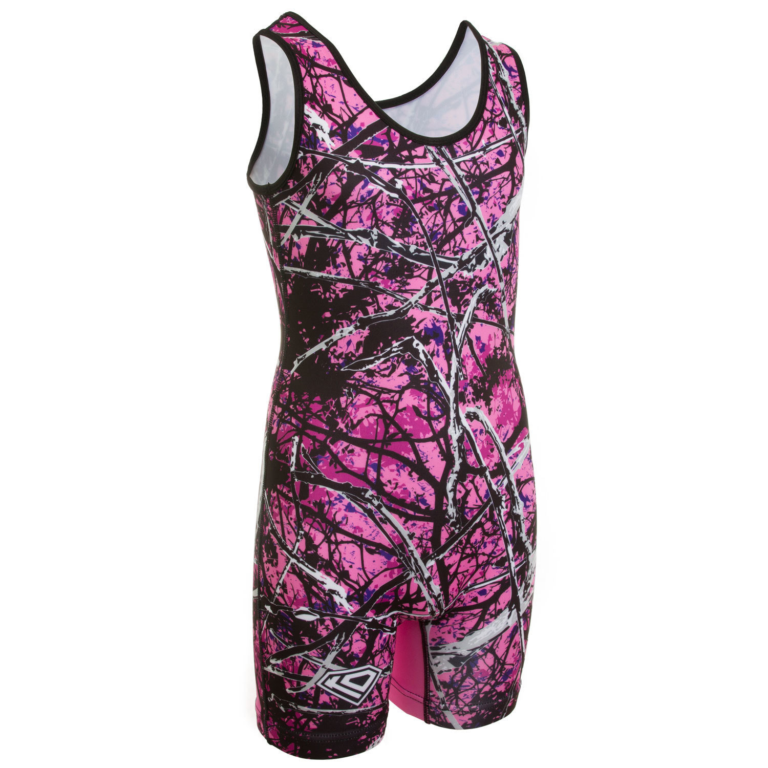Wrestling Singlet by KO Sports Gear: CAMO – PINK