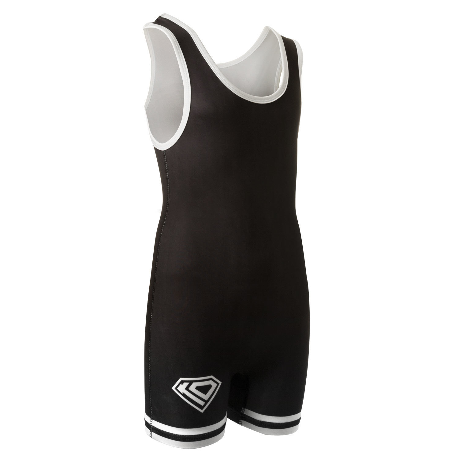 Classic Black Wrestling Singlet by KO Sports Gear