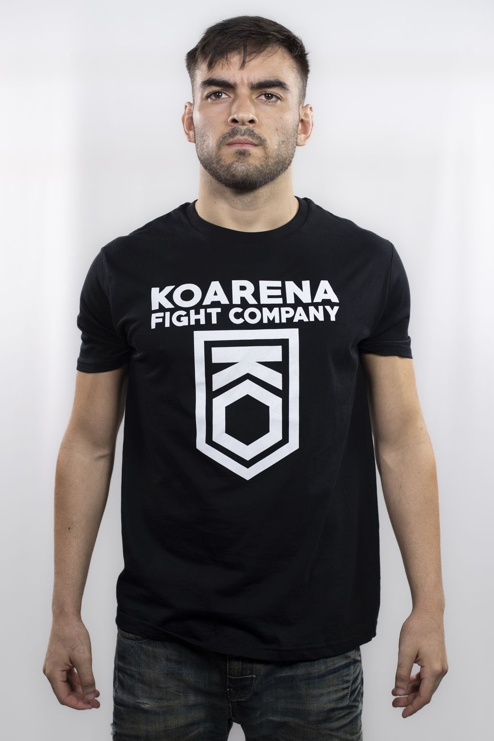 KOARENA Fight Company Logo T-Shirt Negro