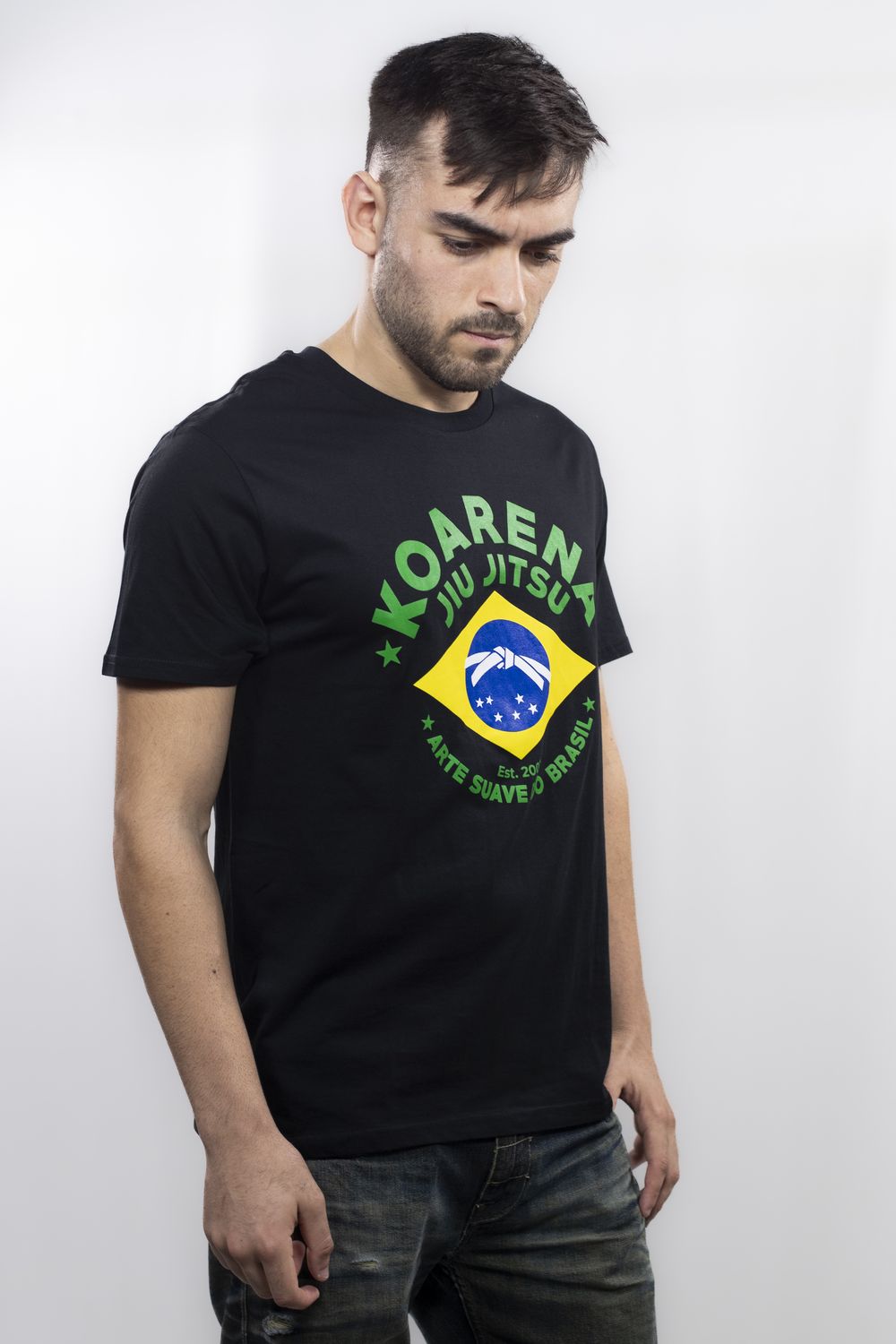 KOARENA Arte Suave T-Shirt Negro
