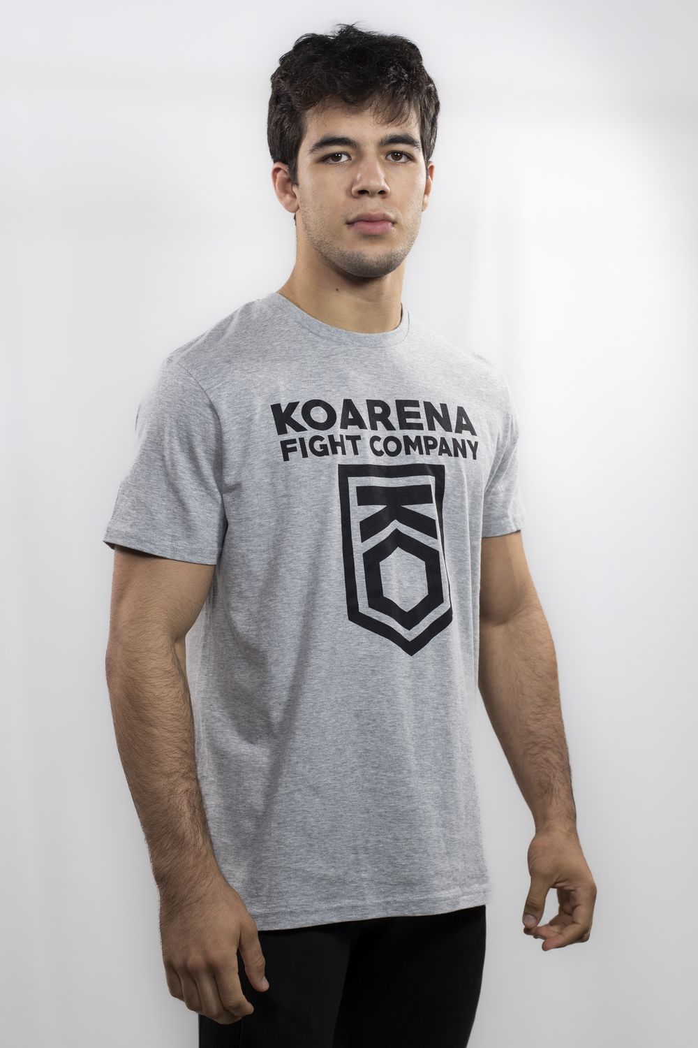 KOARENA Fight Company Logo T-Shirt Gris
