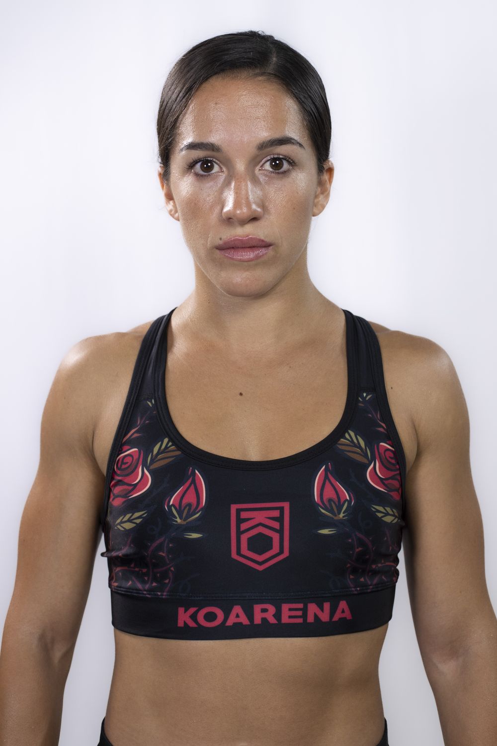 KOARENA Roses Top Woman Negro