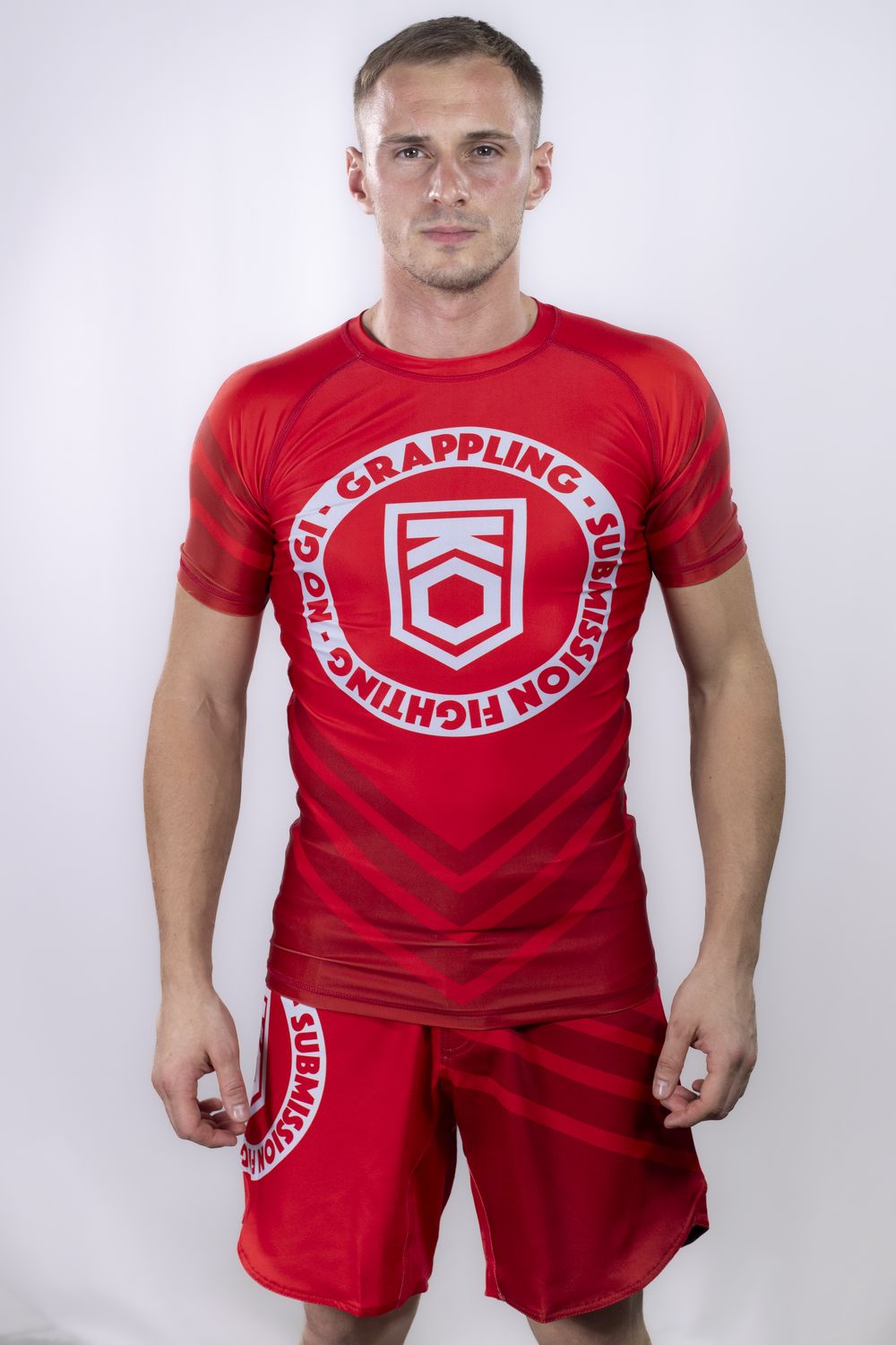 KOARENA Grappling Rashguard SS Rojo