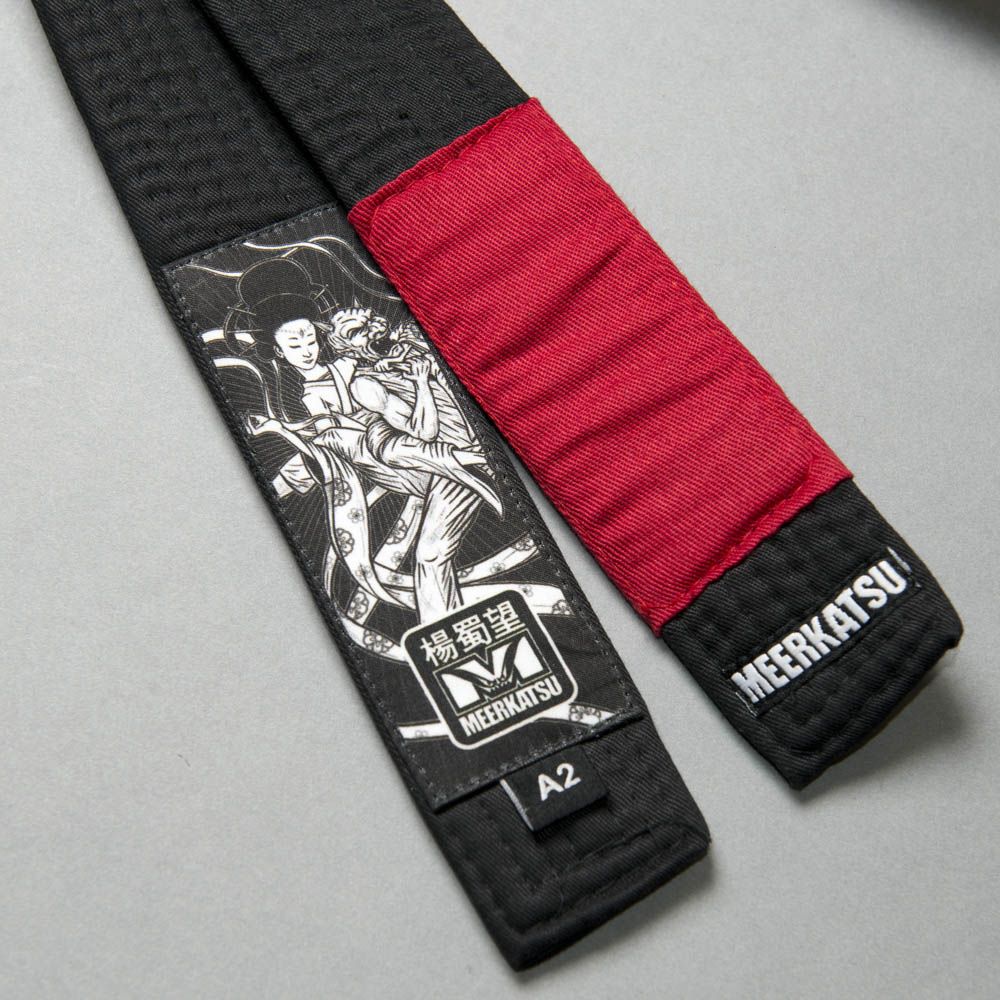 Meerkatsu Heavenly Obi, Brazilian Jiu-Jitsu Belt – Black