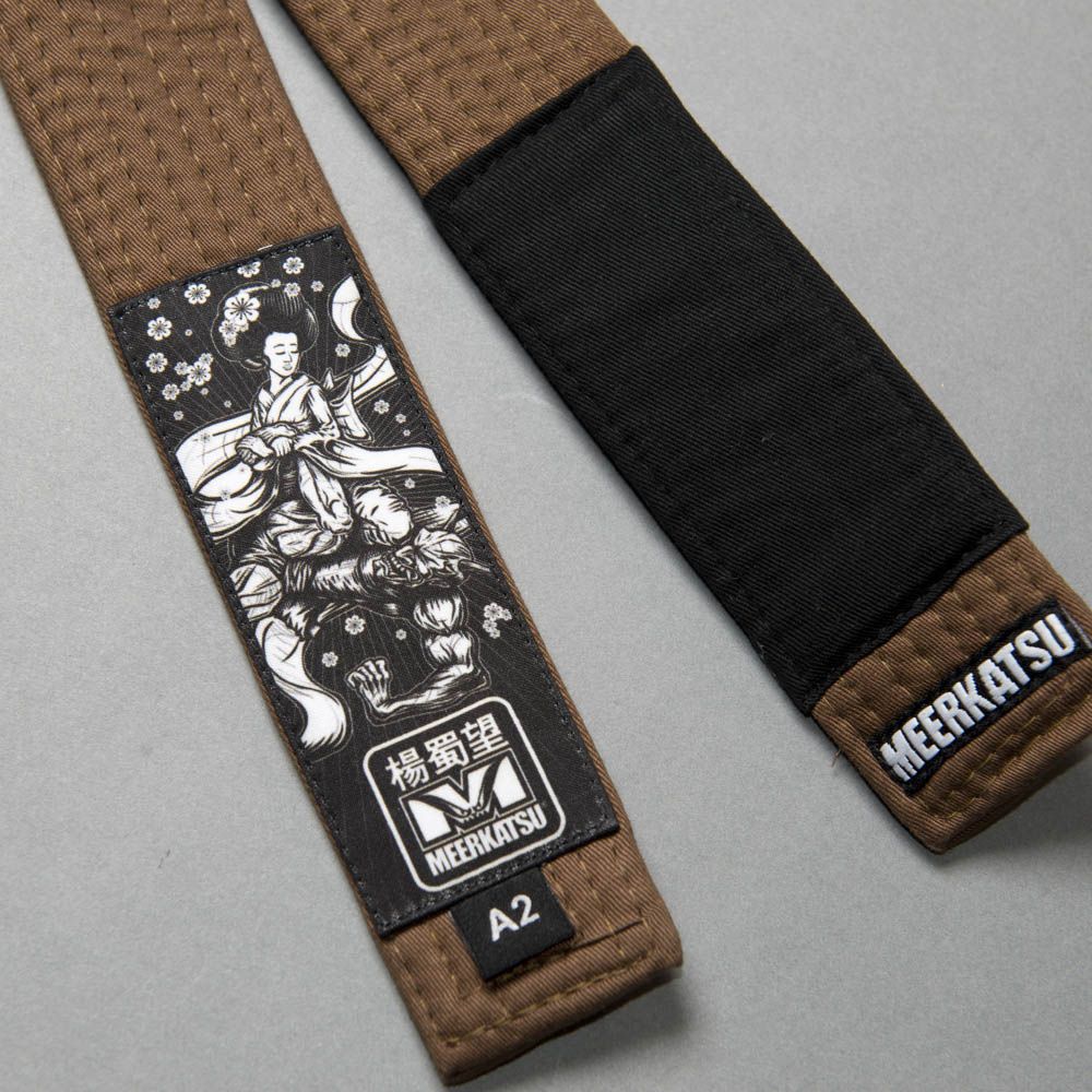 Meerkatsu Heavenly Obi, Brazilian Jiu-Jitsu Belt – Brown