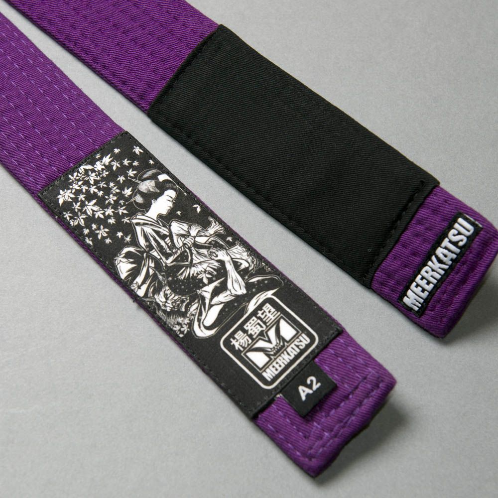 Meerkatsu Heavenly Obi, Brazilian Jiu-Jitsu Belt – Purple