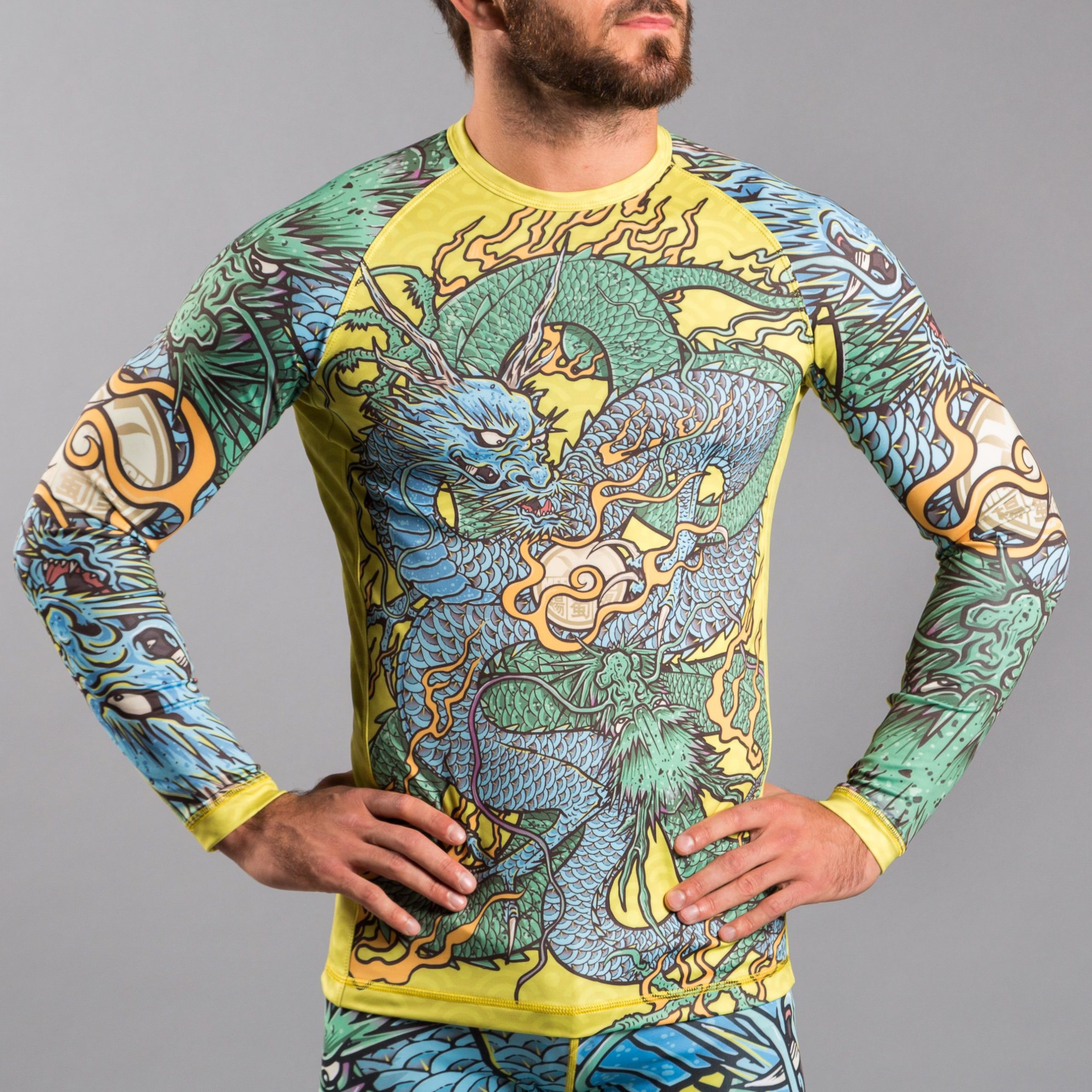 Colliding Dragons Rashguard