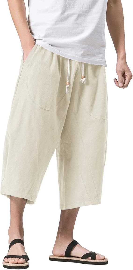 Linen Cotton Loose Fit Pants