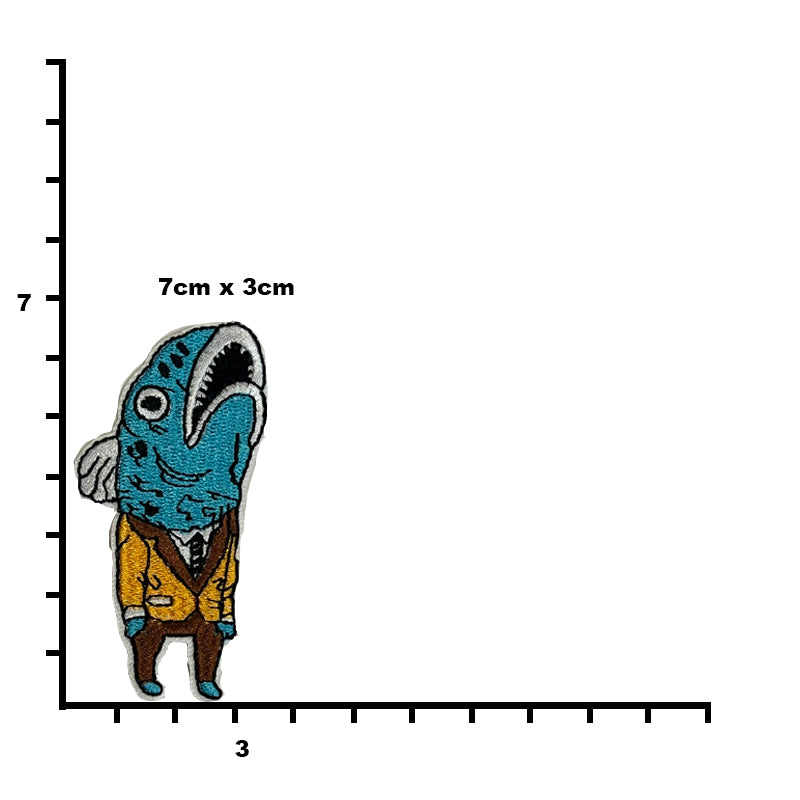 Fish Head Guy -  Patch