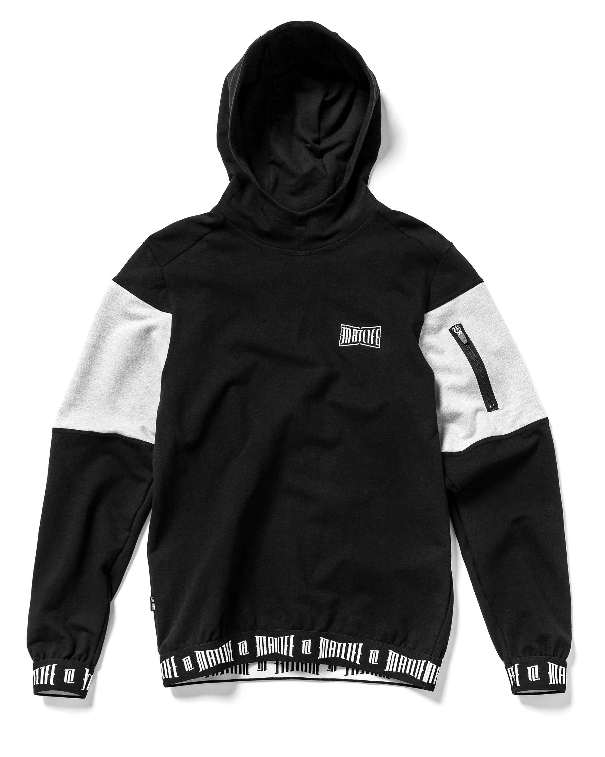 BLUZA SPORTOWA "ACTIVE" CZARNO-SZARA