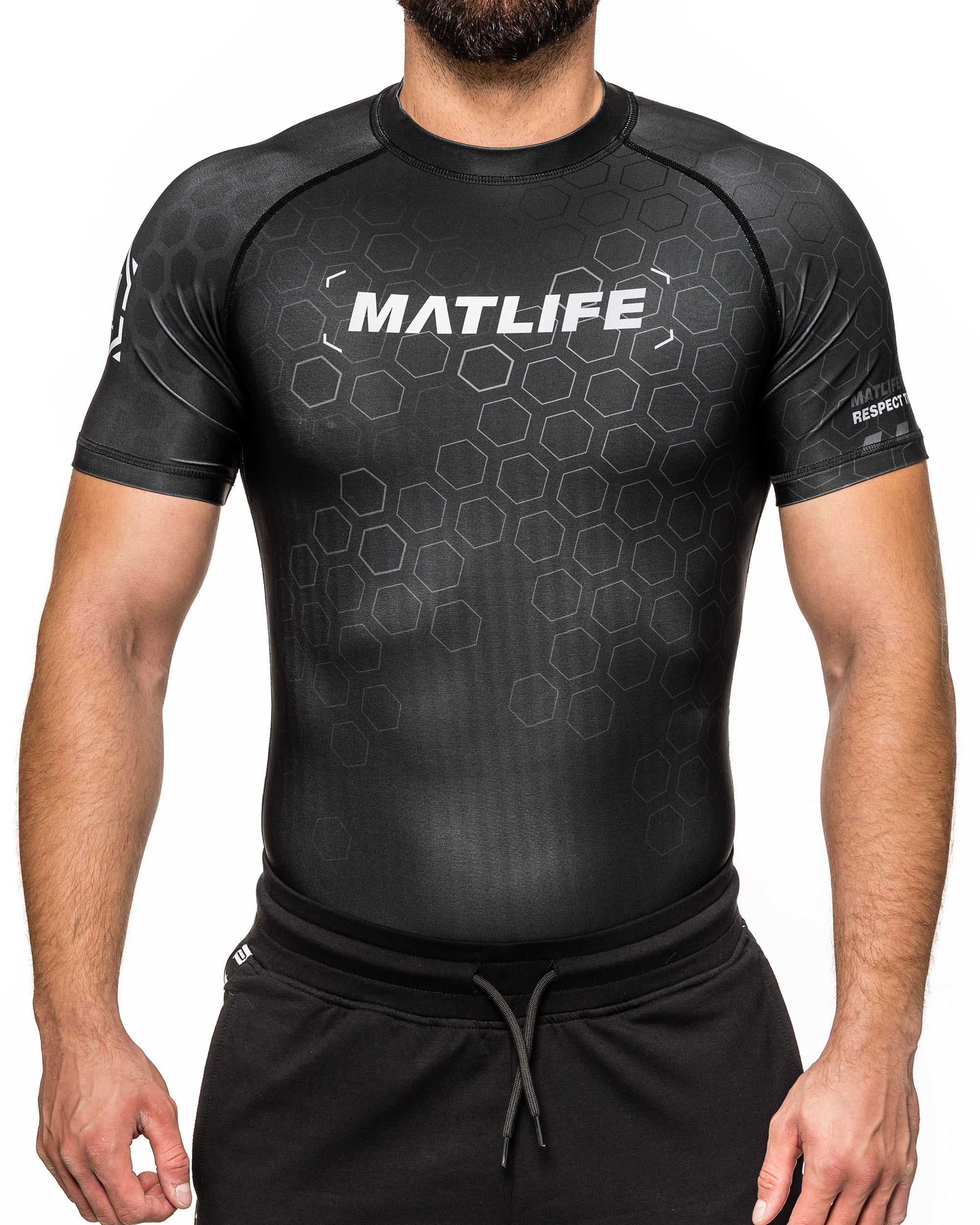 RASHGUARD "RANKED" CZARNY