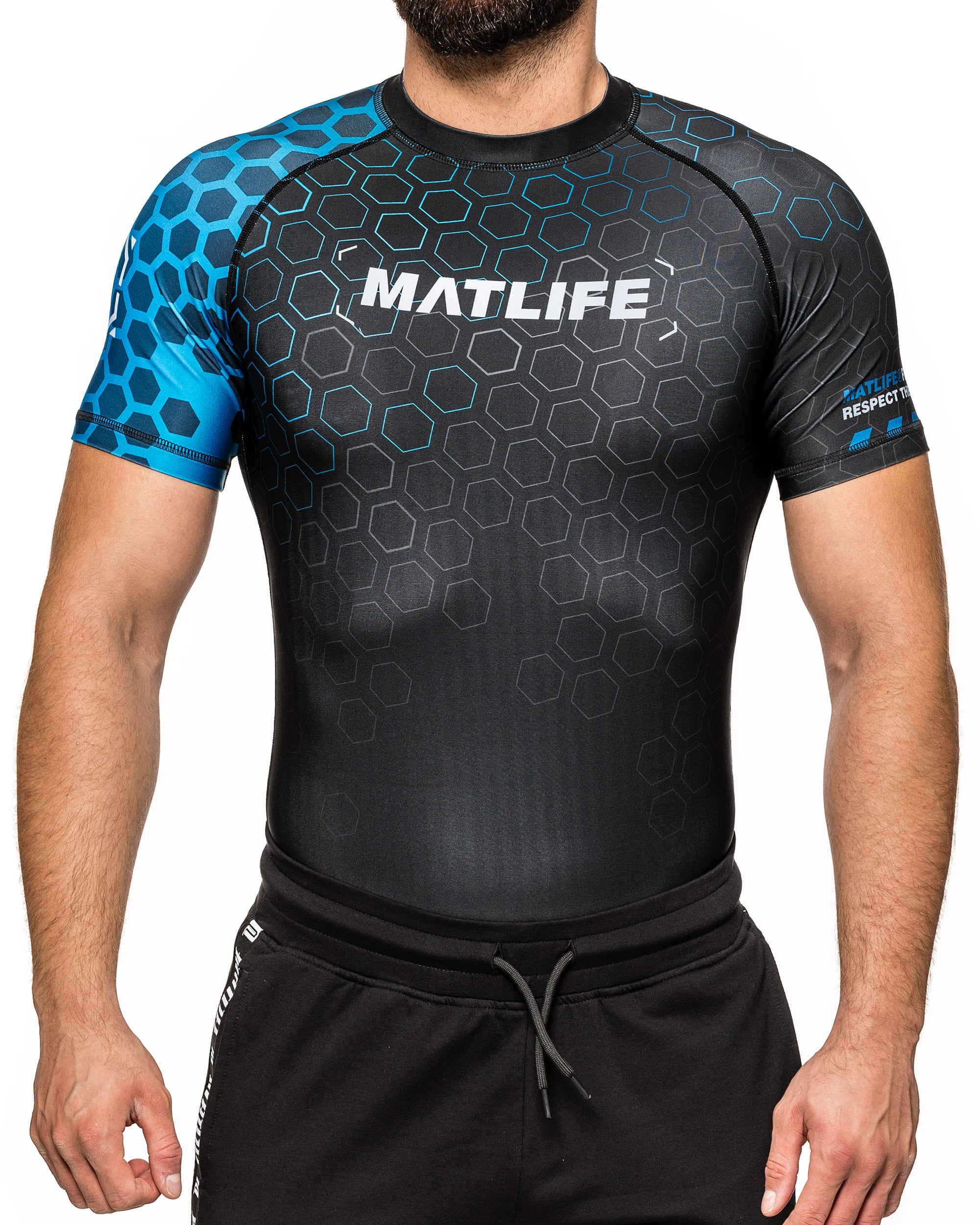RASHGUARD "RANKED" NIEBIESKI
