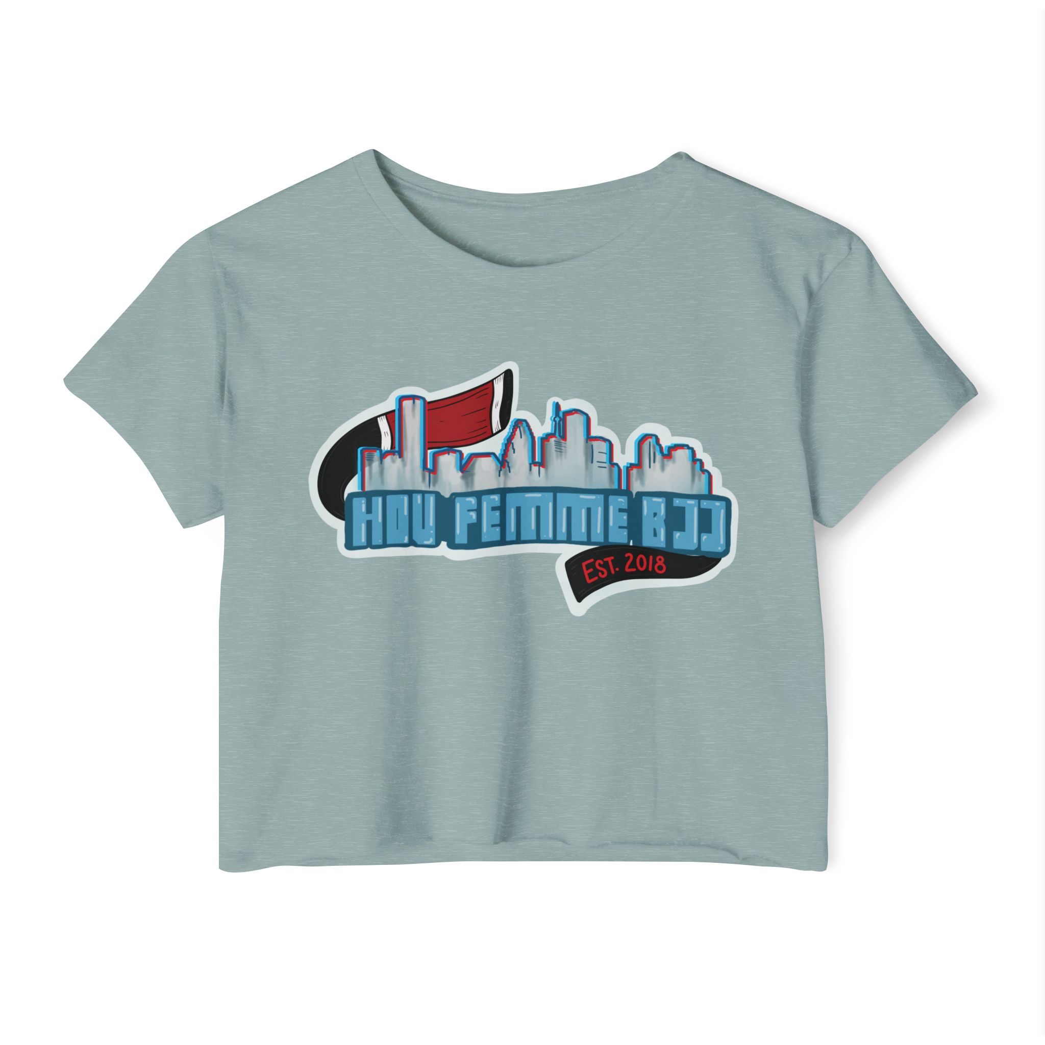 Houston Femme BJJ Skyline Crop