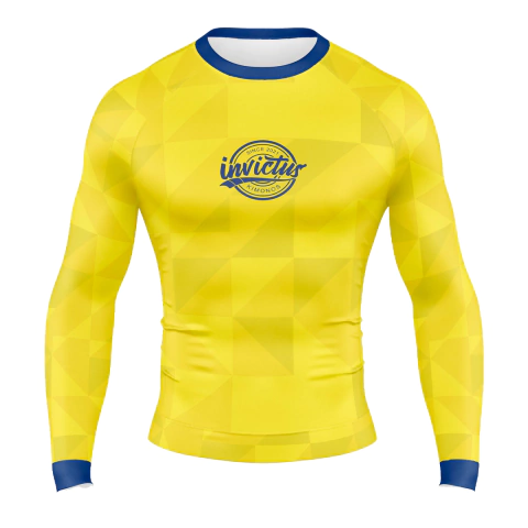 Rash Guard Brasil Invictus Amarela