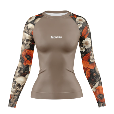 Rash Guard Feminina Skul Rose