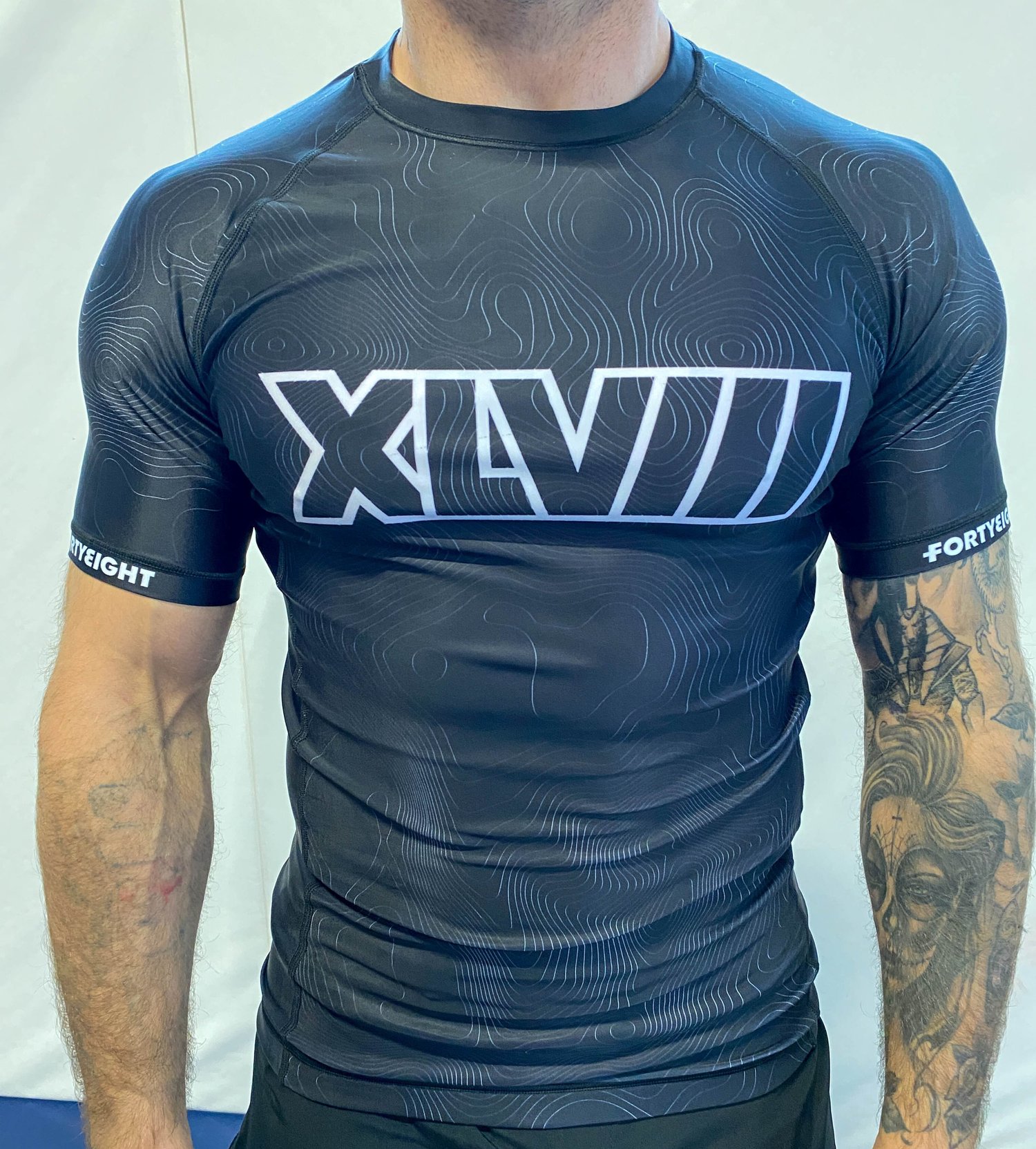 Fortyeight Premium Ranked Rash Guard — Fortyeight Fight Wear