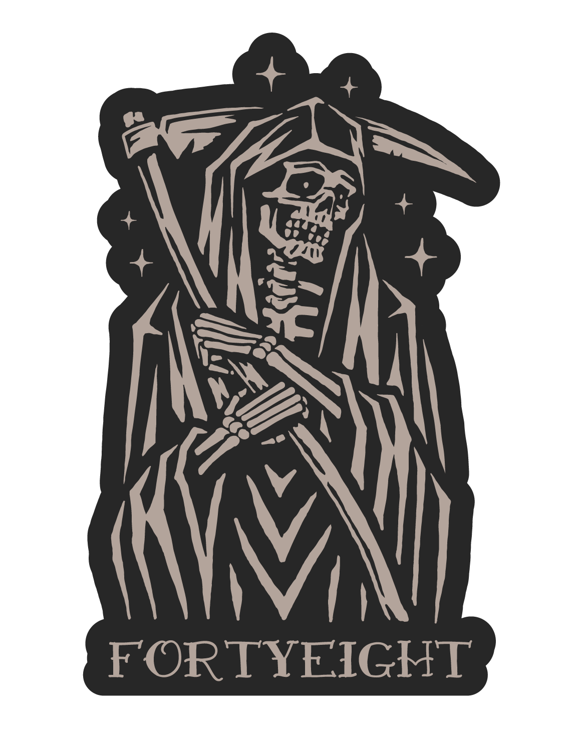 Reaper Sticker — Fortyeight Fight Wear