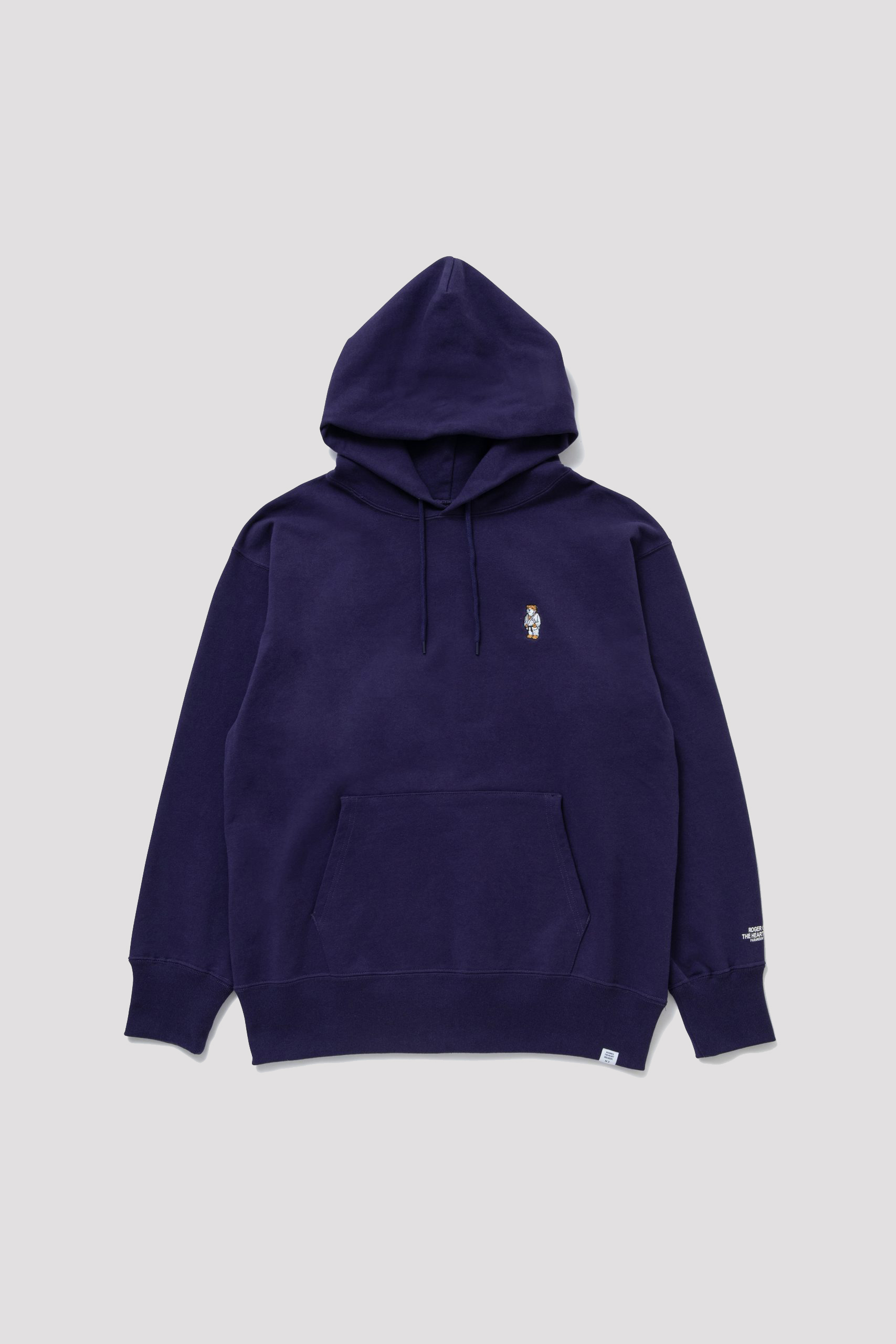 “GOMES” HOODED SWEAT SHIRT – NAVY