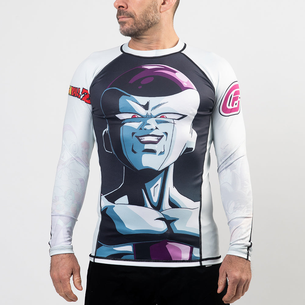 Fusion Fight Gear Dragon Ball Z Frieza BJJ Rash Guard Compression Shirt- RETIRED