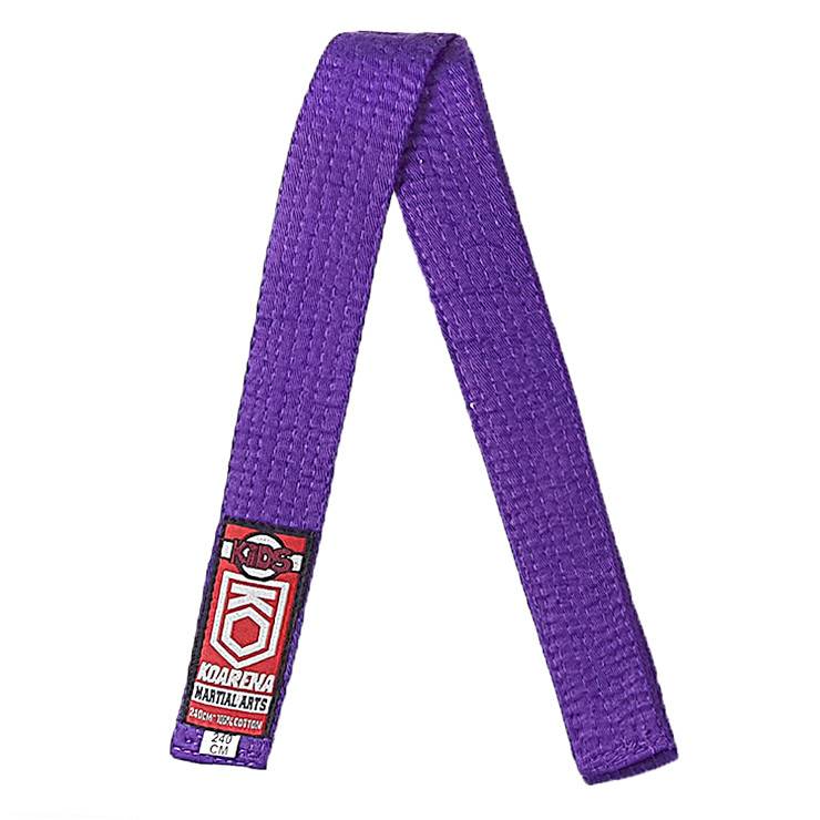 KOARENA Cinturon Judo y Artes Marciales Niños color morado