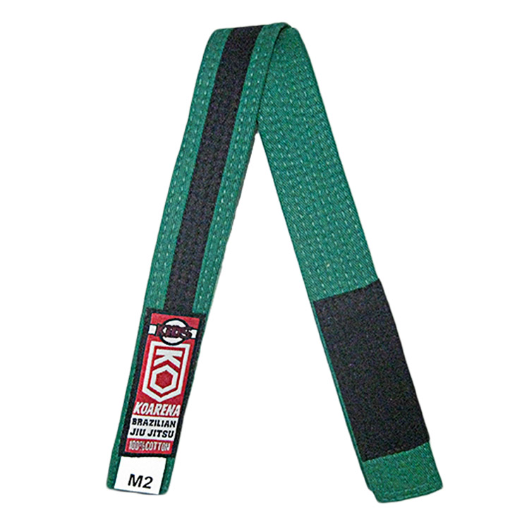 KOARENA Cinturón IBJJF Niño Verde-Negro