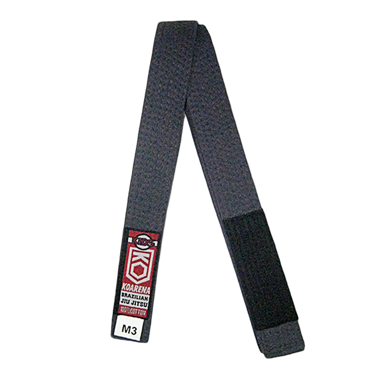KOARENA Cinturón IBJJF Niño Gris