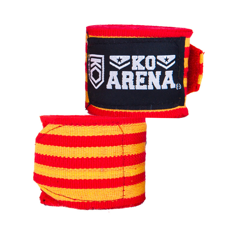 KOARENA Color Series Handwraps Rojo-Amarillo