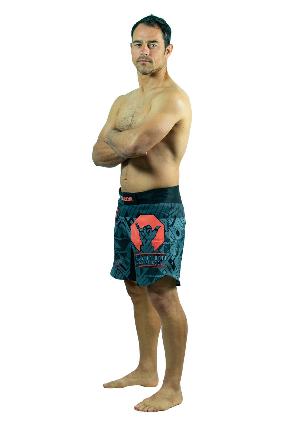 KOARENA Ready To Roll Fight Shorts Gris