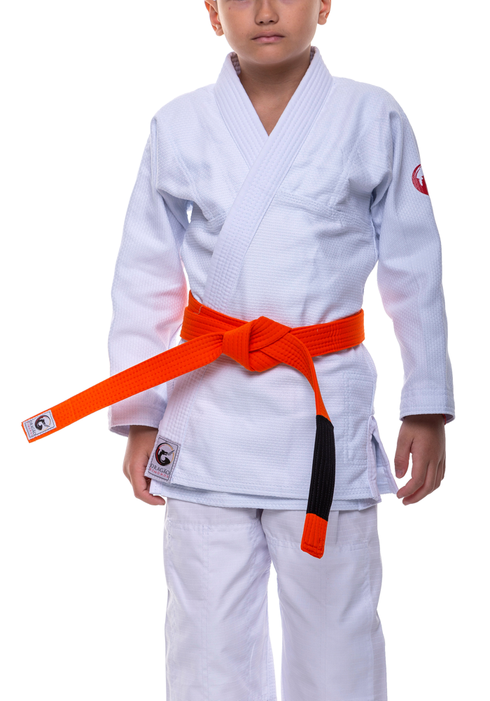 Faixa Dragão Jiu Jitsu Laranja Infantil