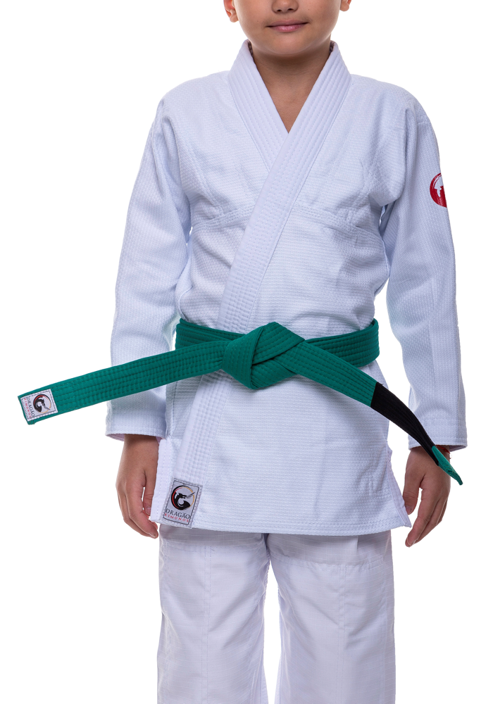 Faixa Dragão Jiu Jitsu Verde Infantil