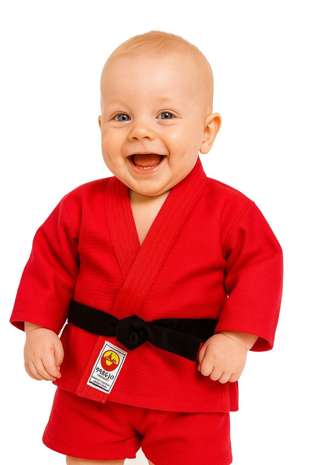 KIMONO PARA RECÉM-NASCIDO VERMELHO