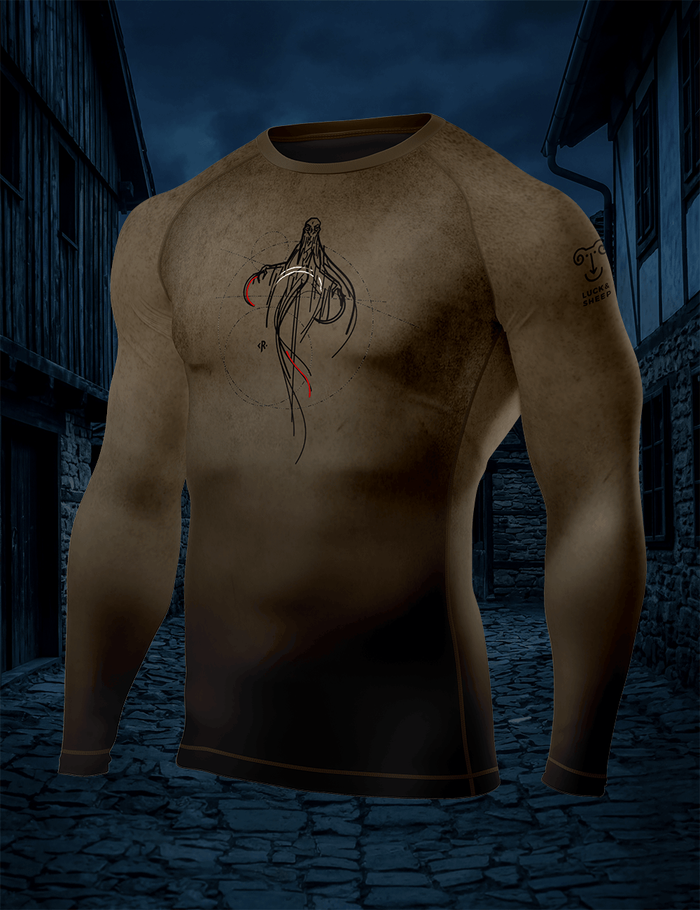 PŮLNOČNICE- rashguard dlouhý