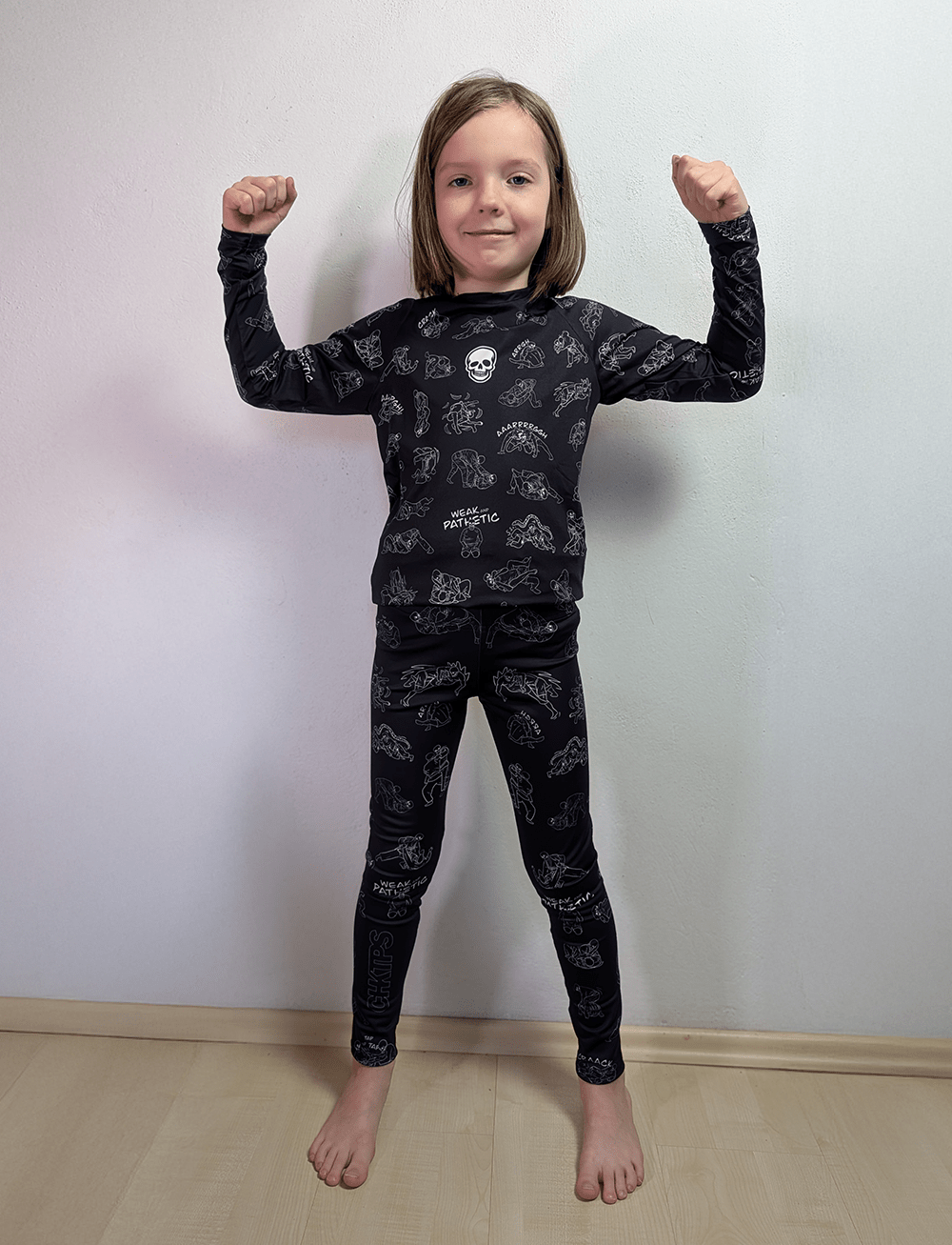 Lebkáči / Dětský rashguard – černý