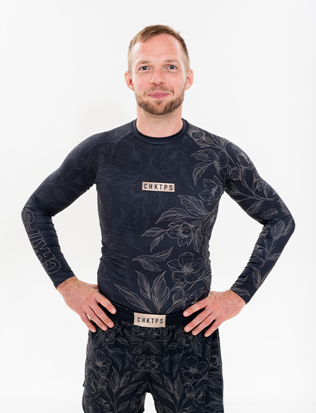 FLOWERS / Pánský rashguard s dlouhým rukávem