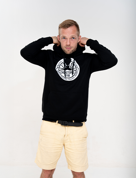 CHOKETOPUS GYM  / mikina s kapucí unisex
