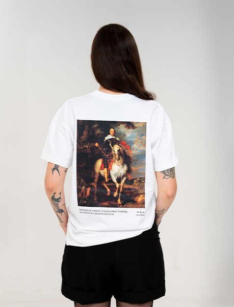 TRIUMFÁLNÍ NÁVRAT / oversize triko – dámské bílé