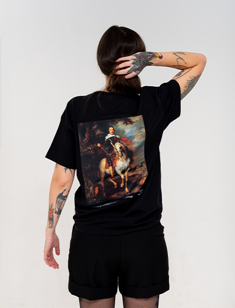 TRIUMFÁLNÍ NÁVRAT / oversize triko – dámské černé