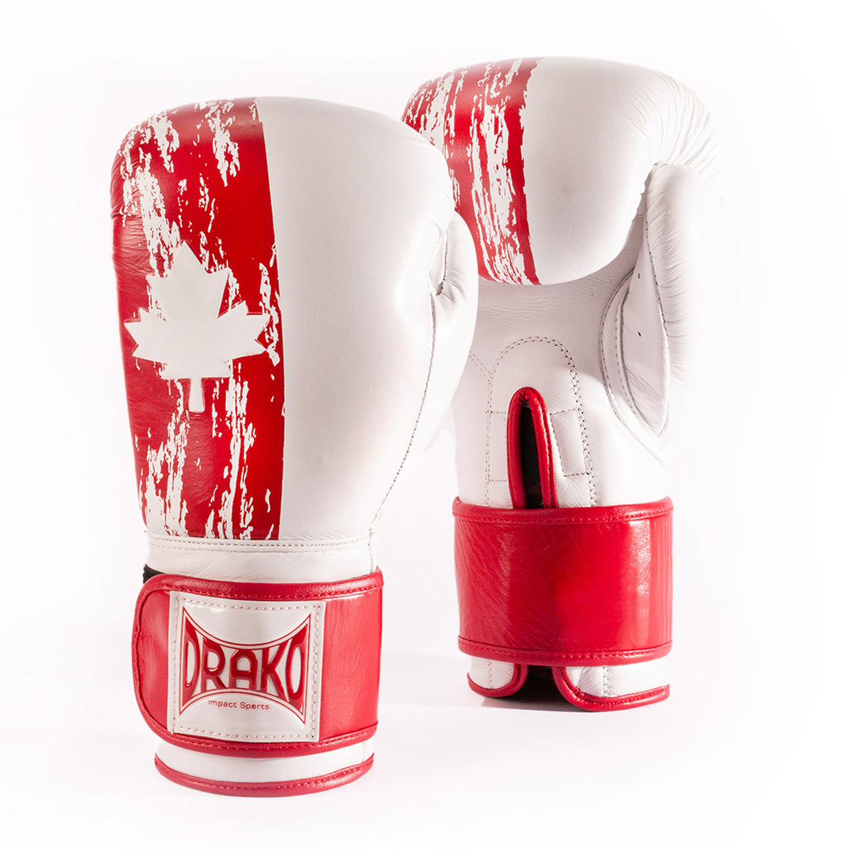 PATRIOT RED WHITE BOXING GLOVES DRAKO